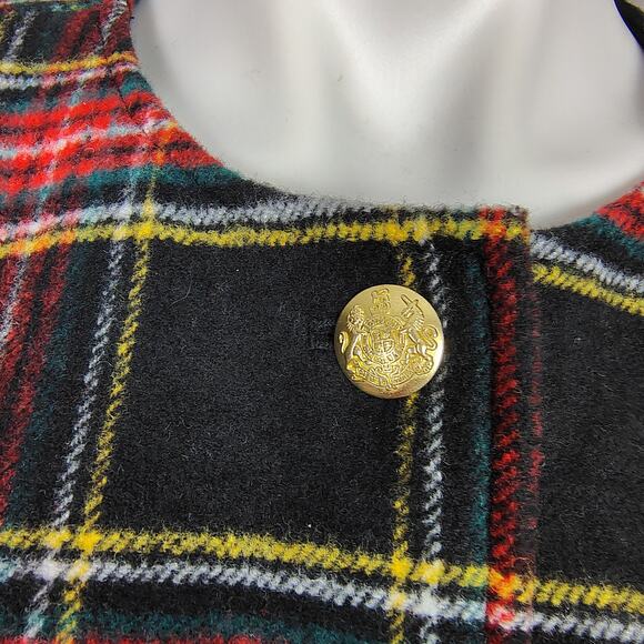 J. Crew Factory Stewart Tartan Wool-Blend Lady Jacket 12 Plaid Wool Blend Blazer - Picture 13 of 15
